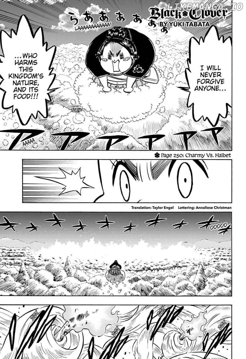 Black Clover chapter 250 image 01